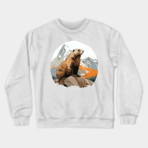 Marmot Crewneck Sweatshirt by zooleisurelife